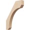 Ekena Millwork 3-inch W x 18-inch D x 24-inch H Legacy Rough Cedar Woodgrain TimberThane Knee Brace, Primed BRCUR03X18X24LECRCPR - alternate 1